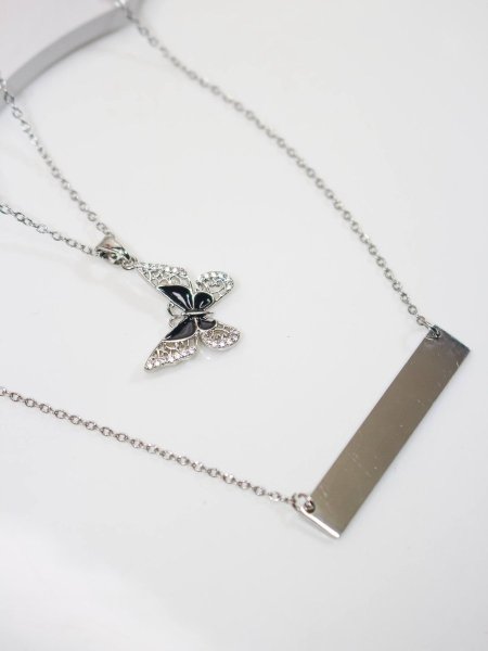 سنسال طبقتين مع نقش الاسم