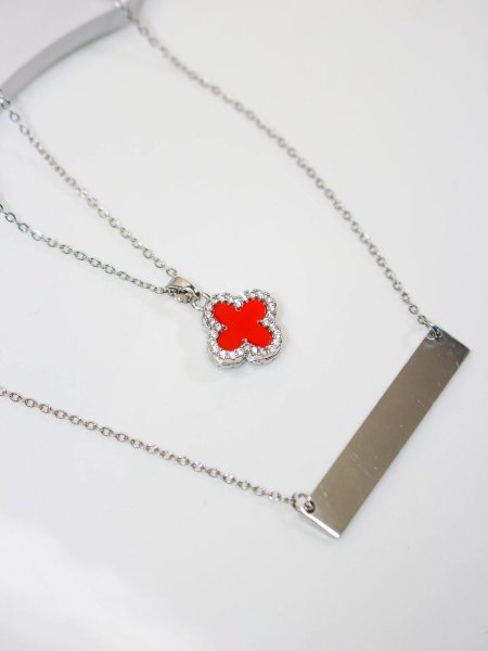 سنسال طبقتين مع نقش الاسم