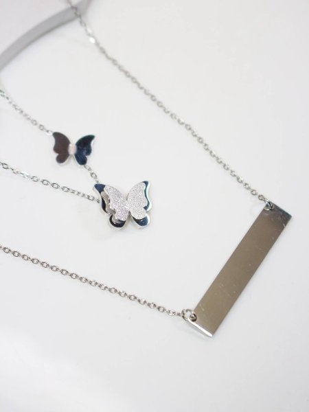 سنسال طبقتين مع نقش الاسم