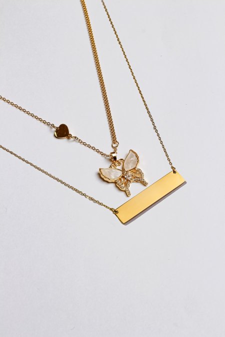 سنسال طبقتين مع نقش الاسم