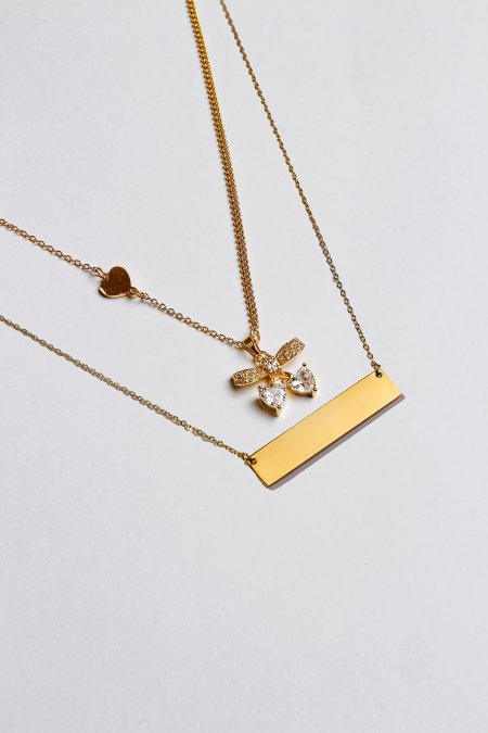 سنسال طبقتين مع نقش الاسم