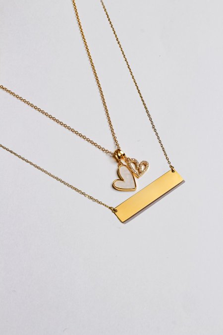 سنسال طبقتين مع نقش الاسم