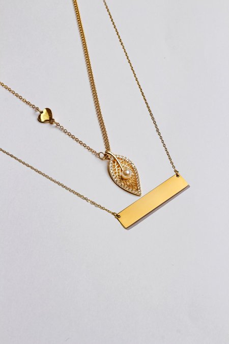 سنسال طبقتين مع نقش الاسم