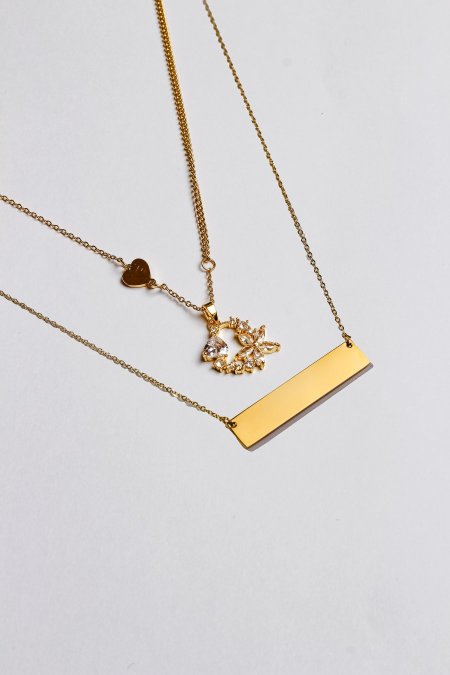 سنسال طبقتين مع نقش الاسم