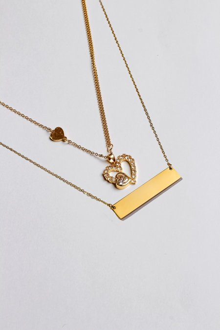 سنسال طبقتين مع نقش الاسم