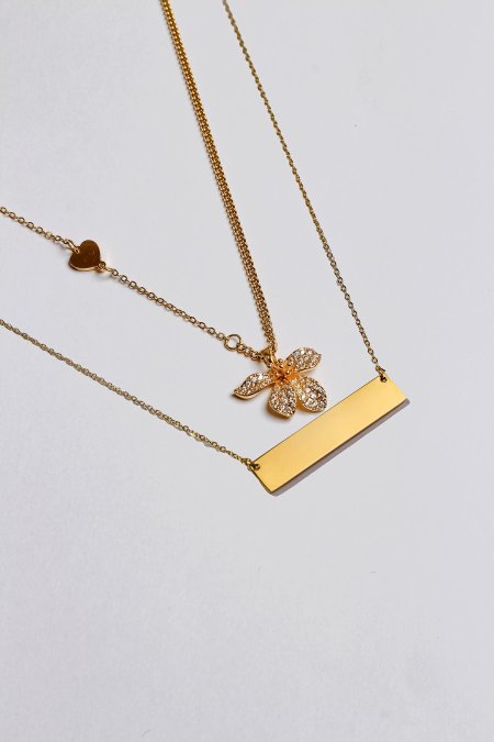 سنسال طبقتين مع نقش الاسم