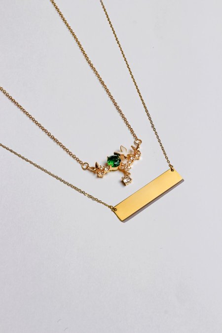 سنسال طبقتين مع نقش الاسم